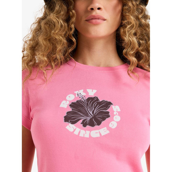 Roxy Γυναικεία κοντομάνικη μπλούζα Beach Love - Cropped T-Shirt for Women
